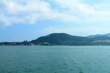 View of the islands and the sea near Nha Trang. Vietnam.