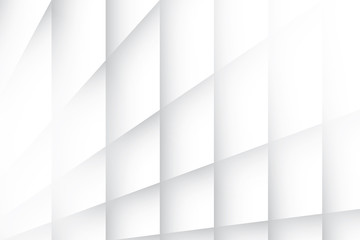 Obraz premium Abstract geometric white and gray color background. Vector, illustration.