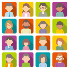 人物　アイコン　セット