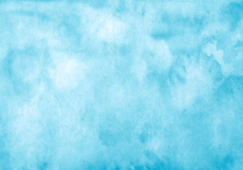 Blue watercolor vector background. Abstract hand paint square stain backdrop