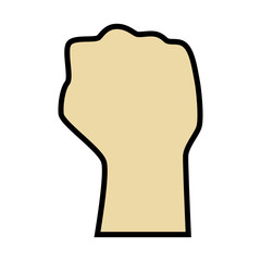 hand gesture flat icon object
