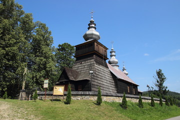 
Wooden Orthodox church in Polany