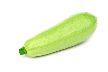Squash,courgette, zucchini isolated on a white background. Raw vegetable