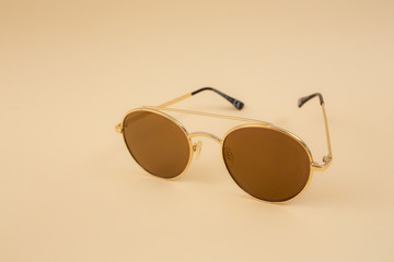 sunglasses on a background