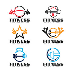 Fitness and Gym Logo Design Vector