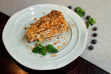 dessert on the plate