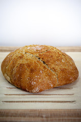 Homemade bread. Easy and delicious recipe in the practical kitchen.