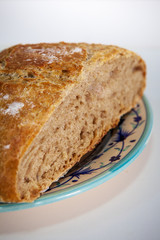 Homemade bread. Easy and delicious recipe in the practical kitchen.