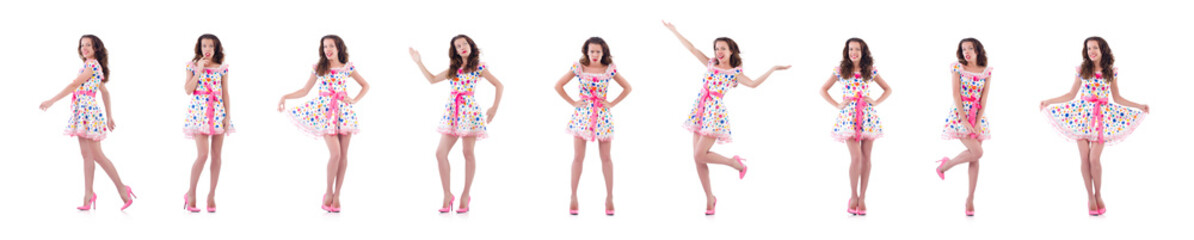 Young woman in fashion concept