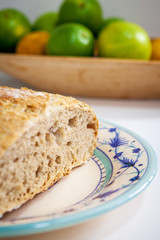 Homemade bread. Easy and delicious recipe in the practical kitchen.