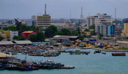 Port of Benin - obrazy, fototapety, plakaty