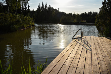 Naklejka premium Lago
