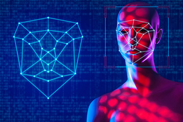 Identification of a person's identity based on control points on their face. Using the face geometry to identify a person. Obtaining and using biometric information.