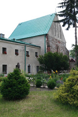 Fototapeta na wymiar Franciscan monastery in Checiny in Poland