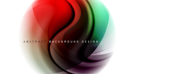 Abstract background, fluid mixing gradient liquid style colors composition. Vector Illustration For Wallpaper, Banner, Background, Card, Book Illustration, landing page