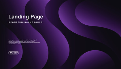 Creative geometric background. Trendy gradient shapes composition. Eps10 vector.