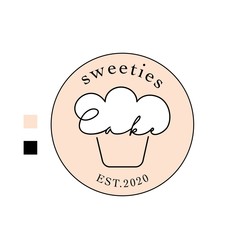 sweeties cake logo design 