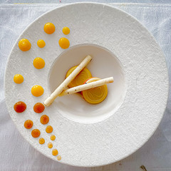 palette with brushes