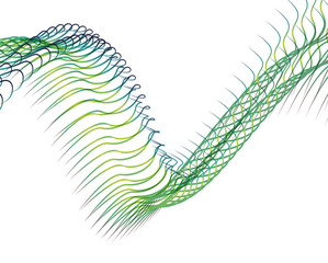 Abstract background blend wave line design for Wallpaper, Banner, Background, Card, Book Illustration, landing page