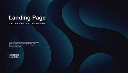 Creative geometric background. Trendy gradient shapes composition. Eps10 vector.