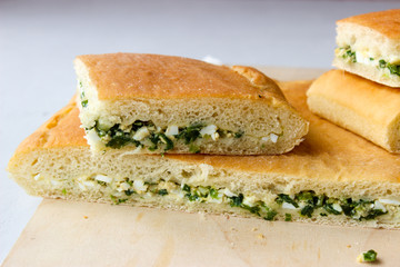 Onion and egg pie