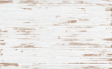 White rustic wood  texture background. top view background of light rusty wooden planks. Grunge  of...