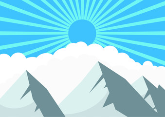 Mountain Vector Background