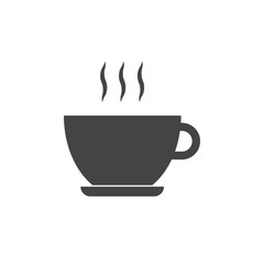 Coffee break vector icon on white isolated background.