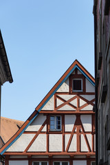 Obraz premium facades of historical framework buildings