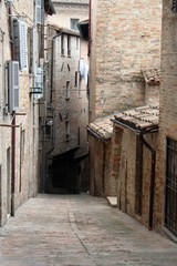 Street in Urbino, Italy