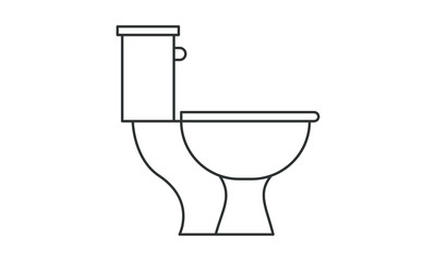 Toilet, water, house, washroom, bathroom free vector icon