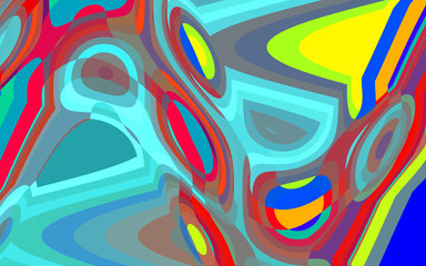 Blue yellow pink abstract colorful background
