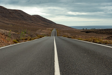 road in the desert