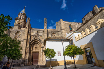 Obraz premium The San Miguel church in the town of Jerez de la Frontera in Andalusia, Spain