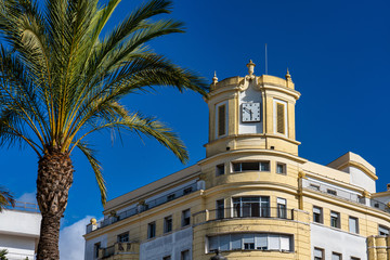 Plaza del Arenal, big square in Jerez de la Frontera Cadiz Andalusia Spain