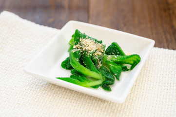 アイスプラントのおひたし