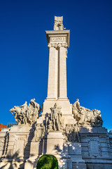 Fototapeta na wymiar Monumento a la Constitucion de 1812, Cadiz, Andalucia, Spain