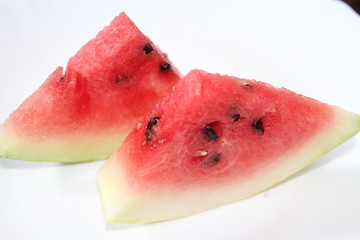 Close up of sliced fresh watermelon