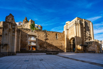 Fototapeta na wymiar The Ruins of Santa Maria Church - Cazorla, Jaen, Andalusia, Spain, Europe