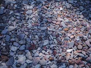 Colorfull stones on the beach