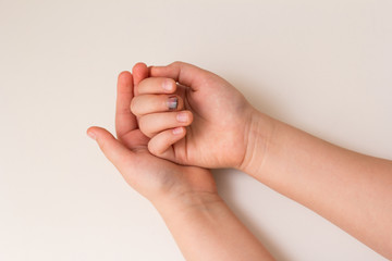 a damaged fingernail on the hand injury