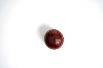 Passion fruit isolated on white