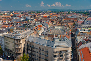 Fototapeta na wymiar city of Budapest in Hungary