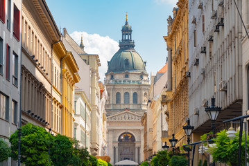 Fototapeta na wymiar city of Budapest in Hungary
