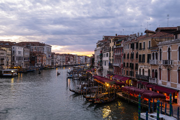 Canal grande di Venezia visto dall'alto - obrazy, fototapety, plakaty