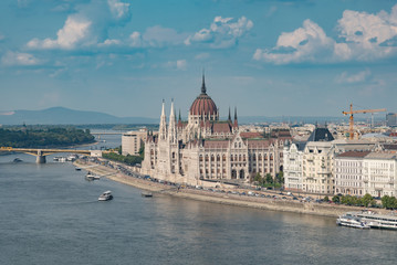 Fototapeta na wymiar City of Budapest in Hungary