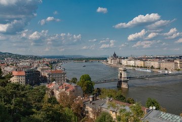 Fototapeta na wymiar City of Budapest in Hungary