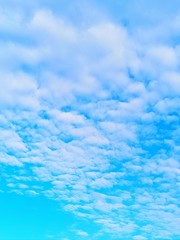 blue sky with clouds