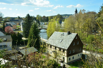 Landschaft im Erzgebirge
