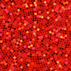 Simple confetti background, vector illustration. Pattern with mixed small red spots.